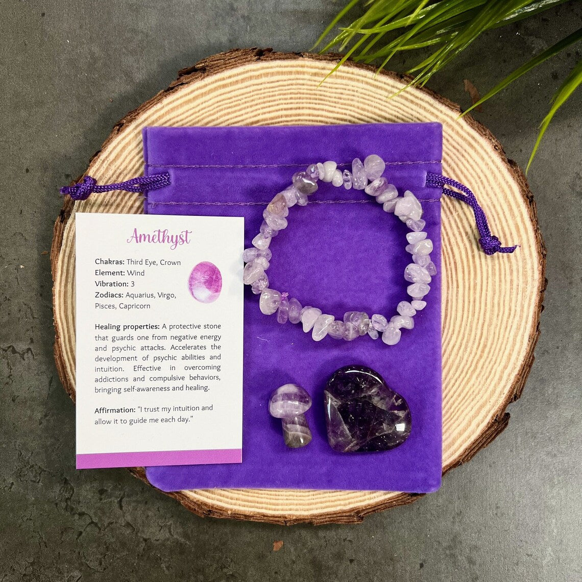 Amethyst Crystal Gift Kit