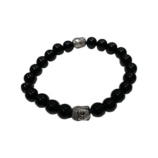 Black Onyx Buddha Bracelet