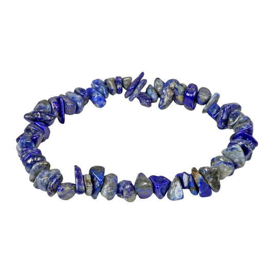 Lapis Lazuli Gemstone Chip Bracelet