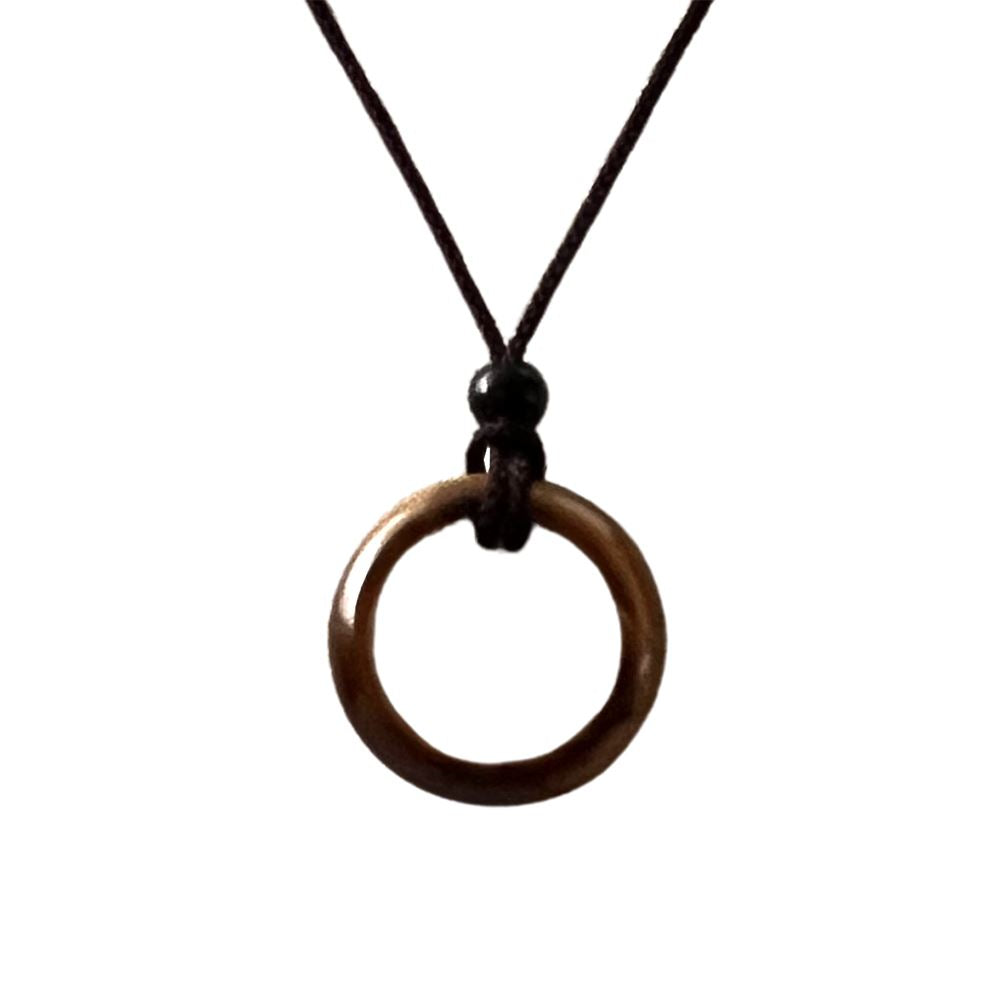 Tiger's Eye Circular Crystal Pendant 3cm