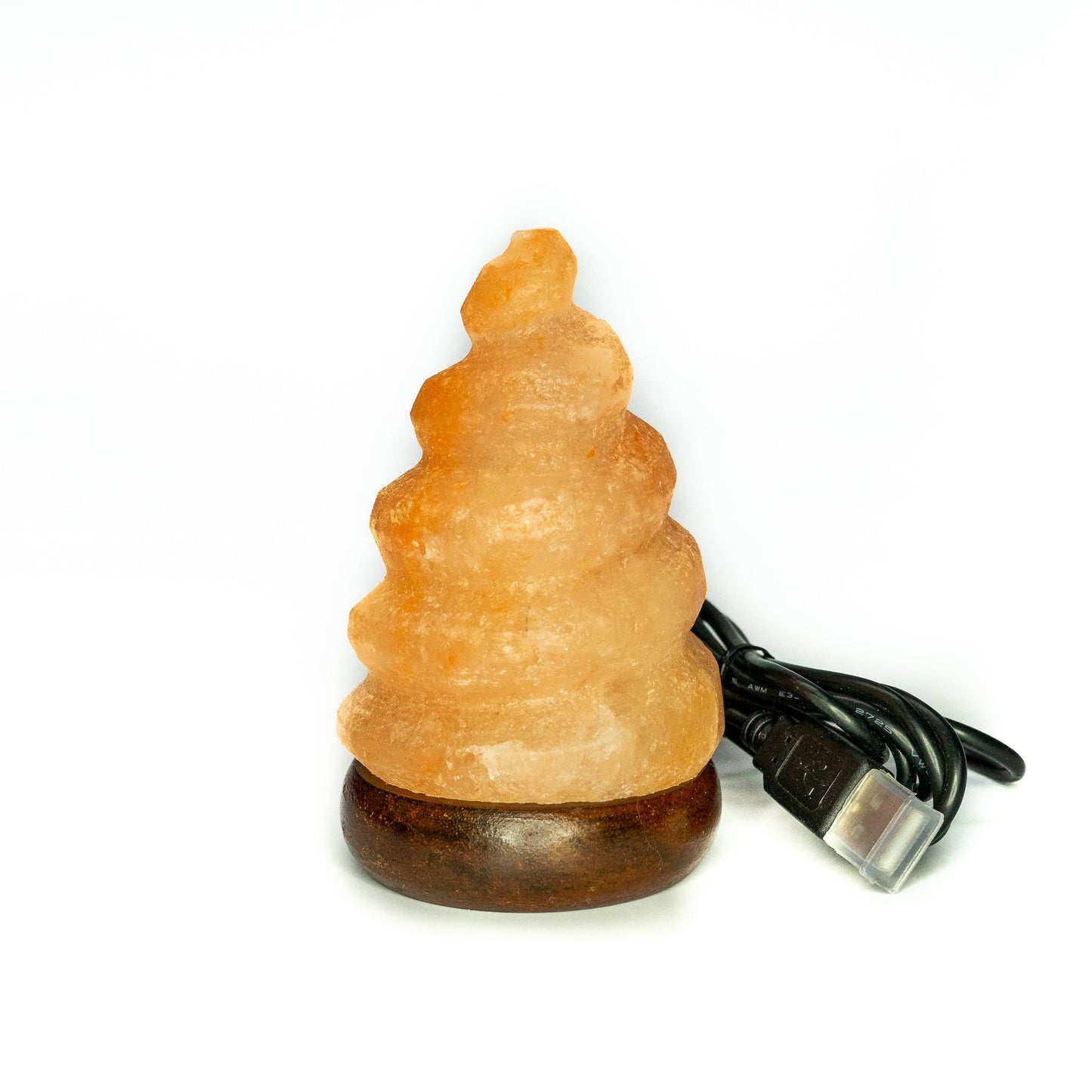 USB colour changing spiral salt lamp (pink)