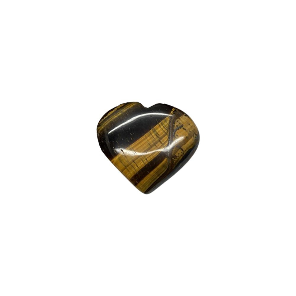 Tiger's Eye Small Crystal Heart, 2-3cm