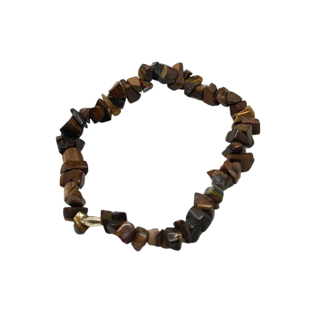 Tiger's Eye Gemstone Chip Bracelet