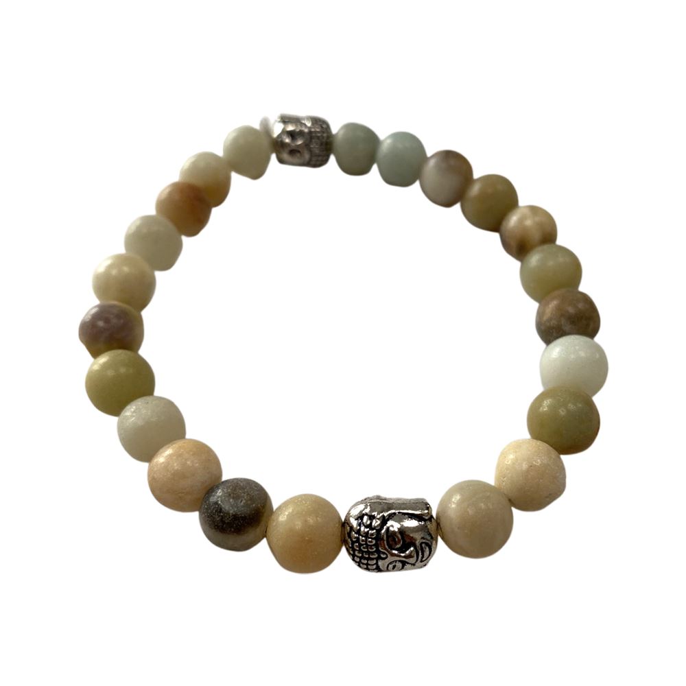 Amazonite Buddha Bracelet