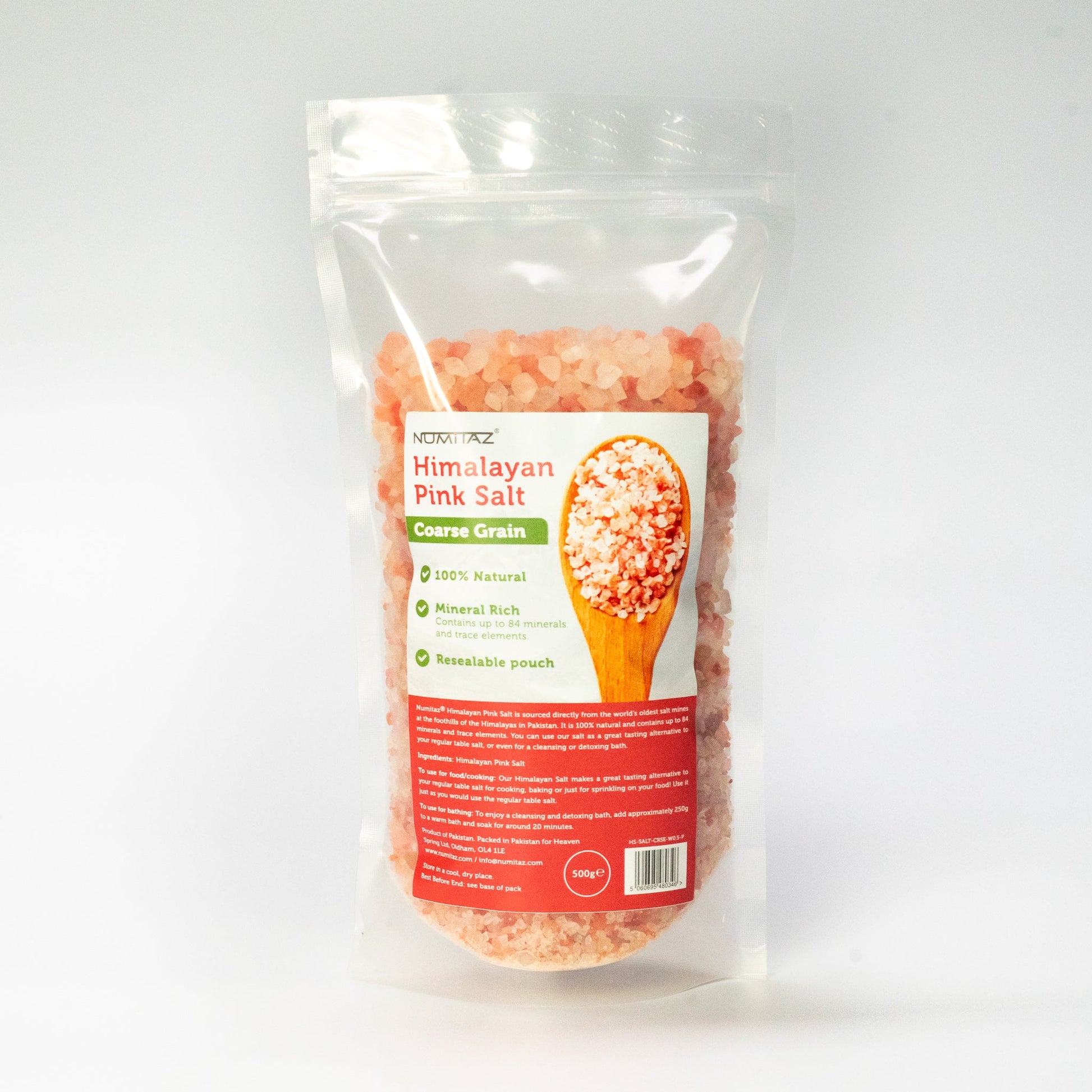 Numitaz Himalayan pink salt coarse 0.5kg