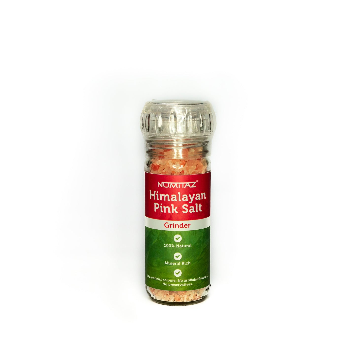 Numitaz Himalayan salt grinder 100g (glass bottle)
