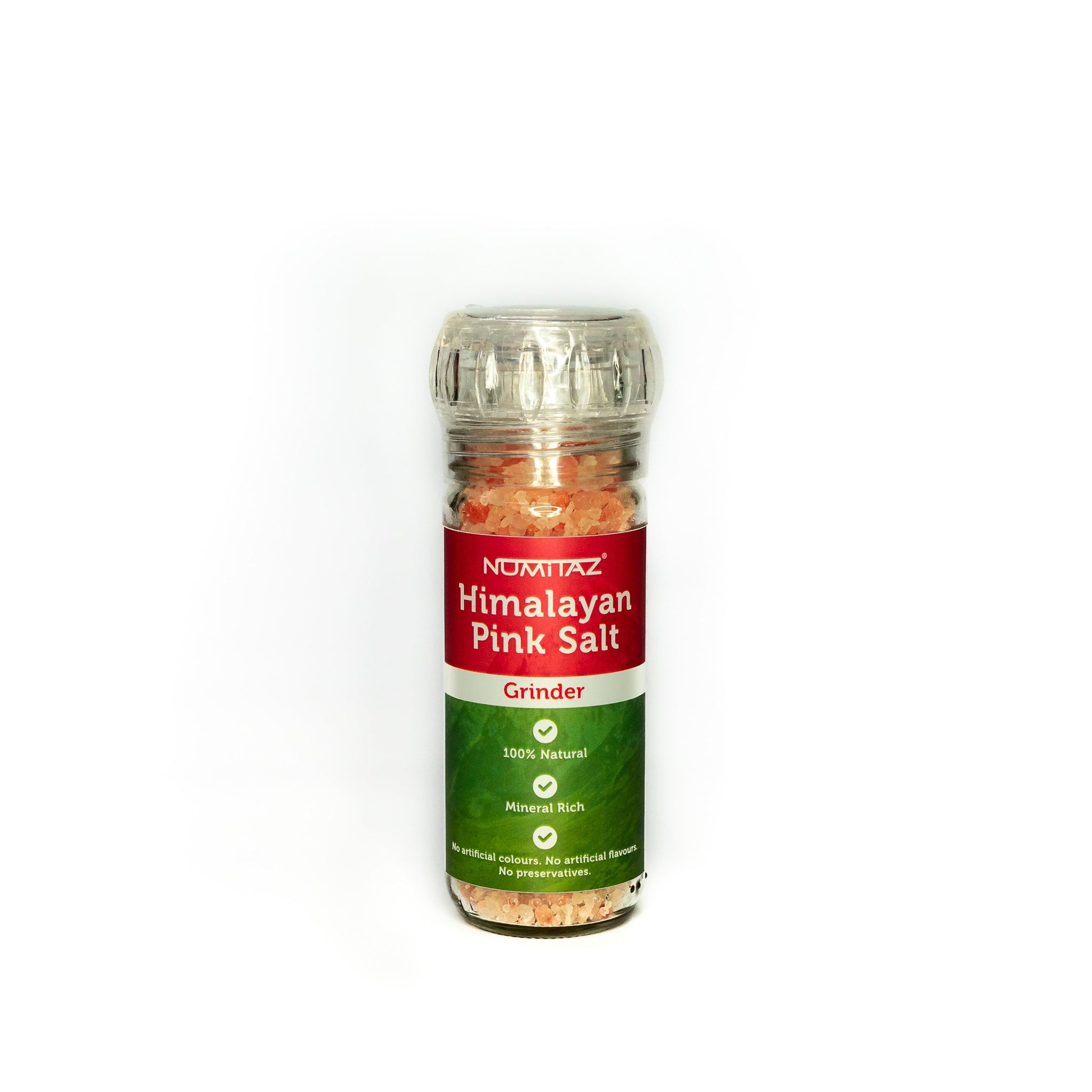 Numitaz Himalayan salt grinder 100g (glass bottle)