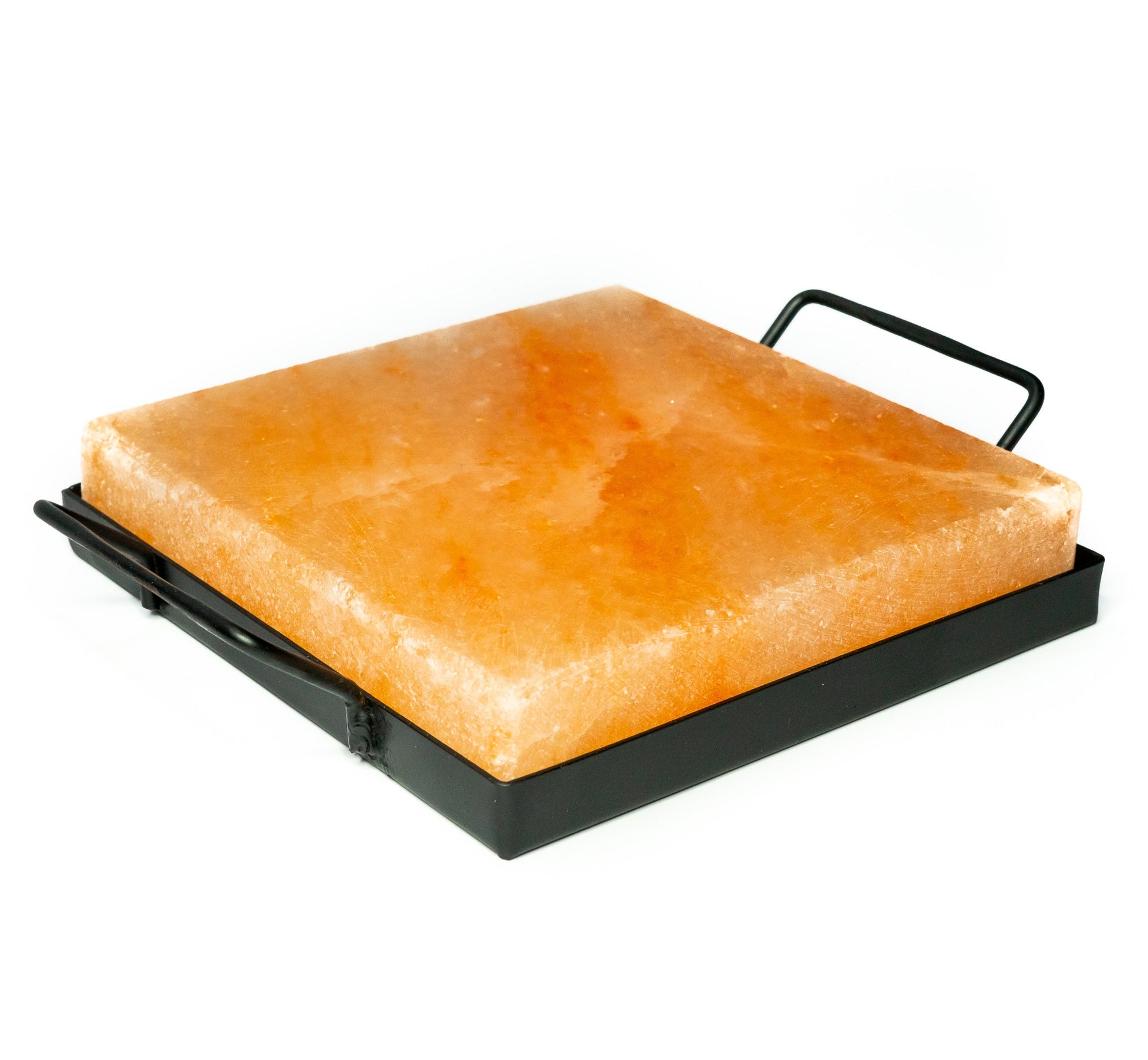 Salt slab with stand 8"x8"x1.5" (pink)