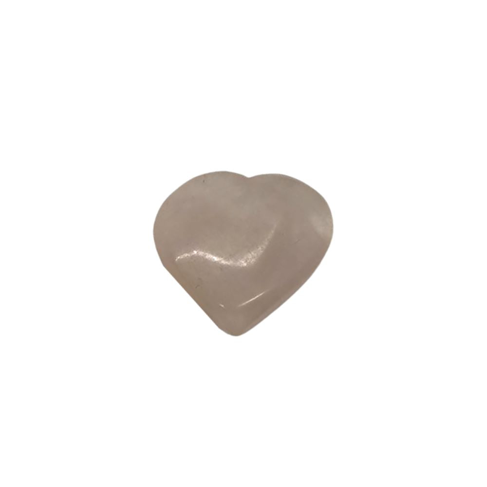 Rose Quartz Small Crystal Heart, 2-3cm